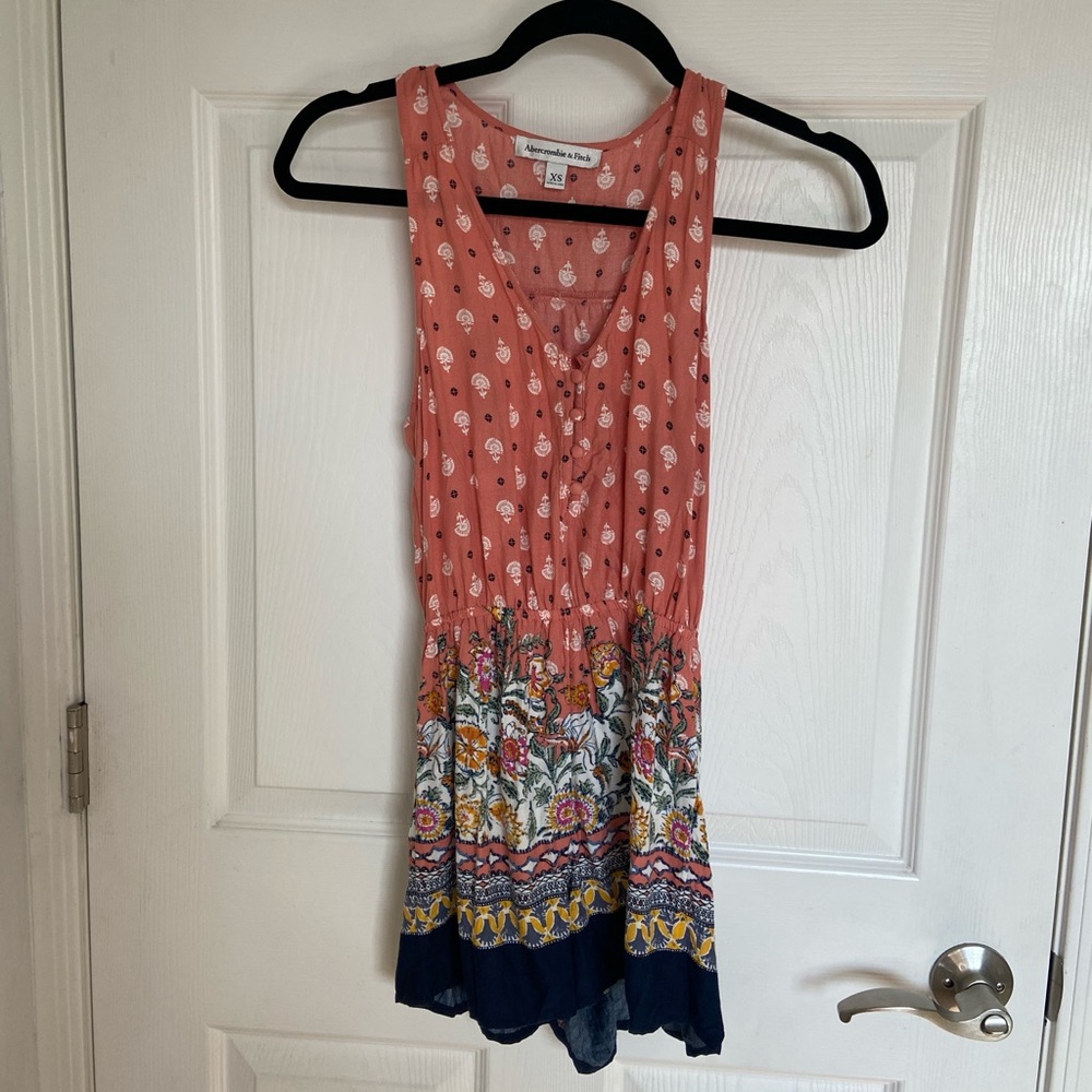 A&F Floral Print Romper Size XS
